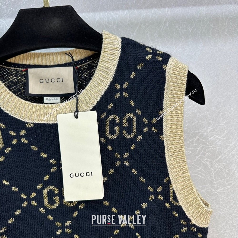 Gucci Wool Cashmere Vest G022735 Black 2024 (Q-24022735)