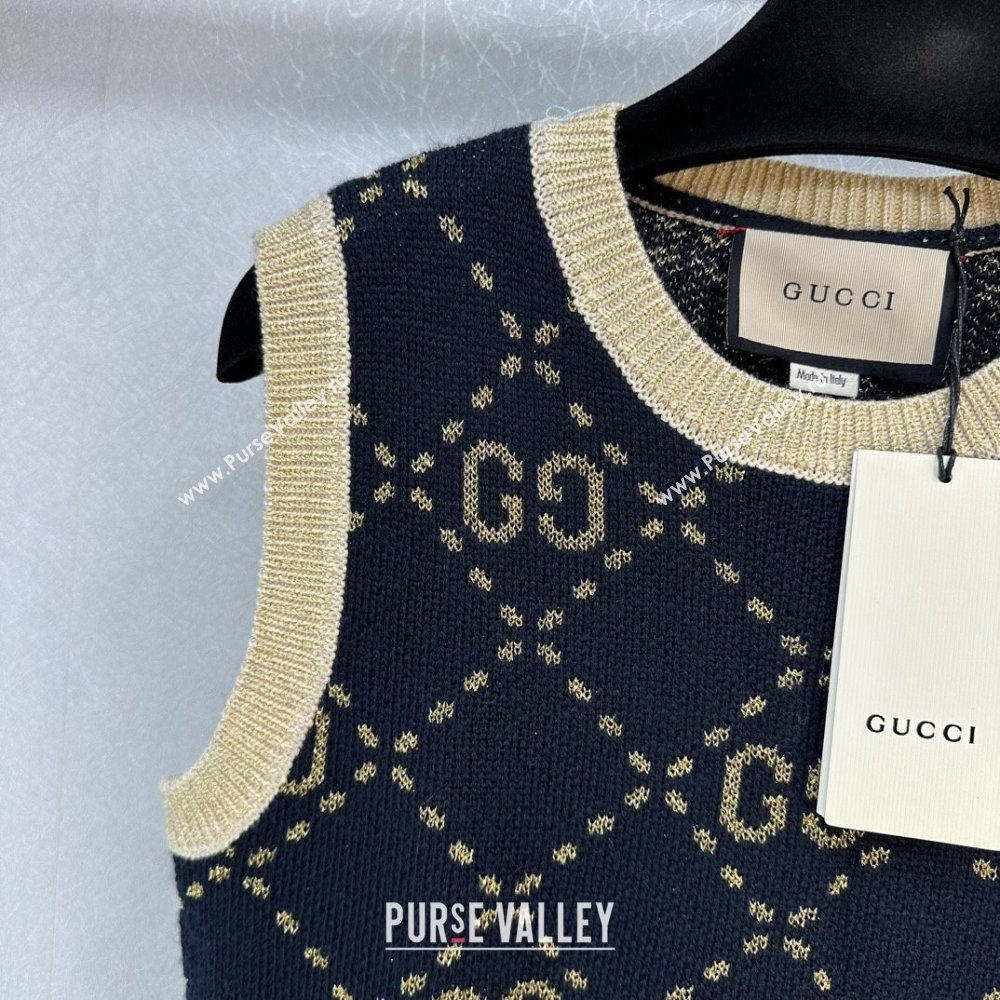 Gucci Wool Cashmere Vest G022735 Black 2024 (Q-24022735)