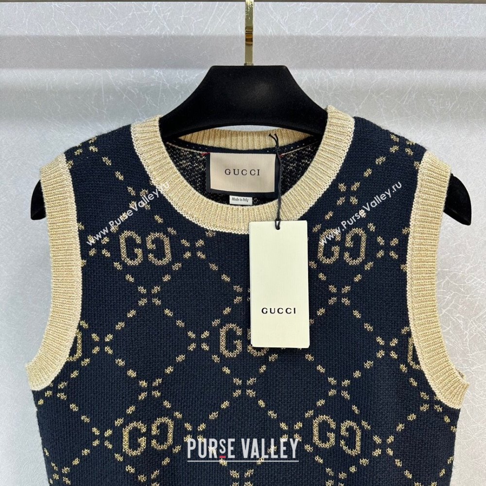 Gucci Wool Cashmere Vest G022735 Black 2024 (Q-24022735)