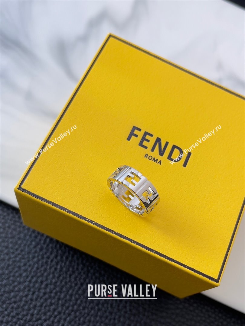 Fendi FF Ring F042504 Silver 2024 (YF-24042504)