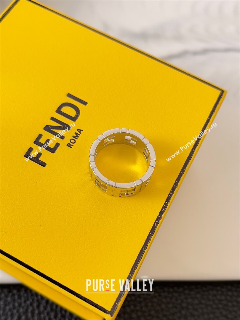 Fendi FF Ring F042504 Silver 2024 (YF-24042504)