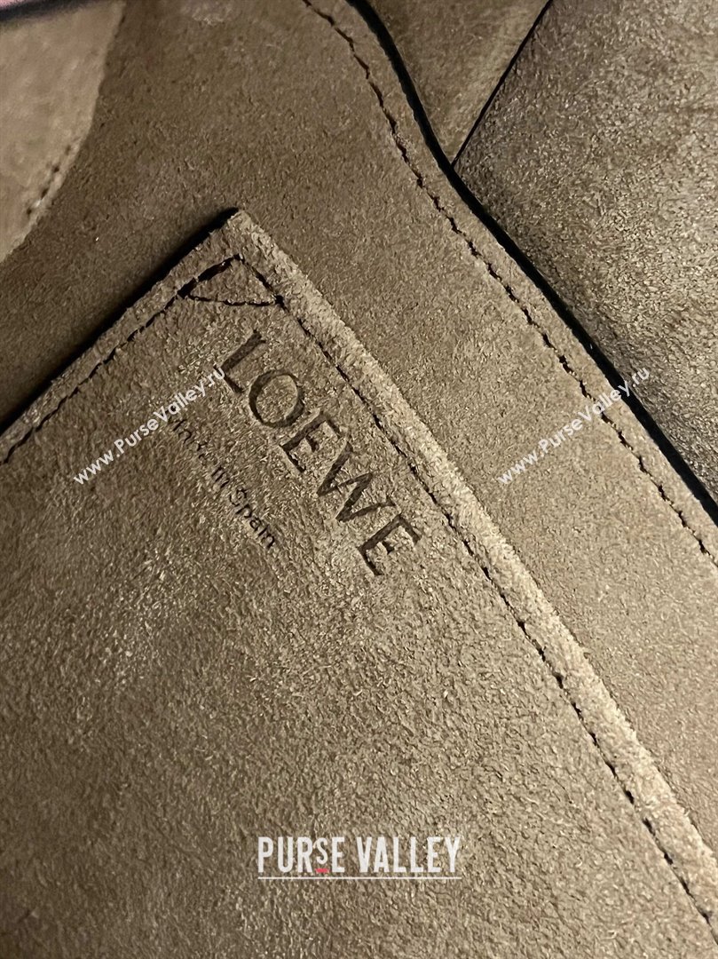 Loewe Small Gate Dual Bag in Soft Calfskin Brown 2024 Top (KK-24060303)