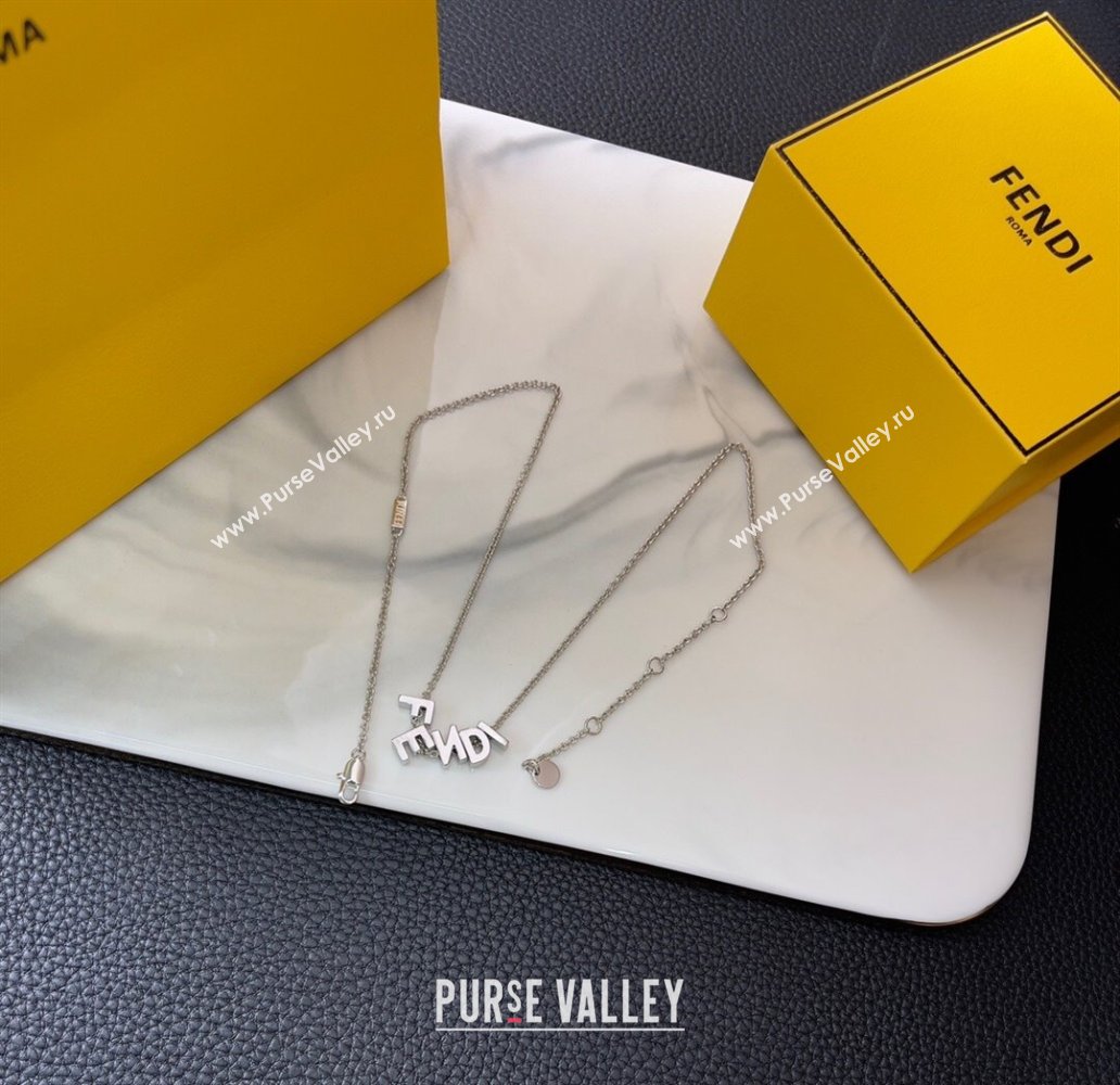 Fendi Necklace F042506 Silver 2024 (YF-24042506)