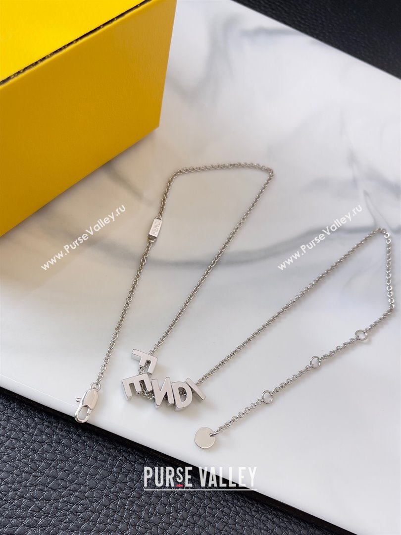 Fendi Necklace F042506 Silver 2024 (YF-24042506)