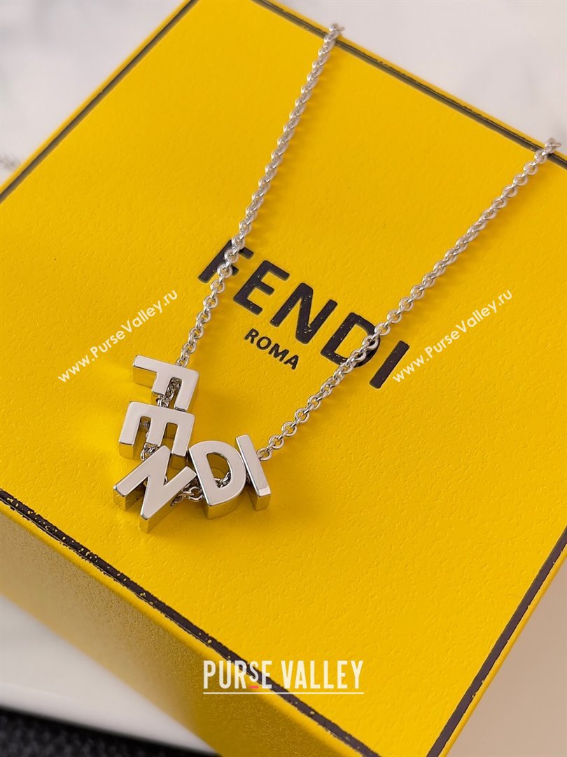 Fendi Necklace F042506 Silver 2024 (YF-24042506)