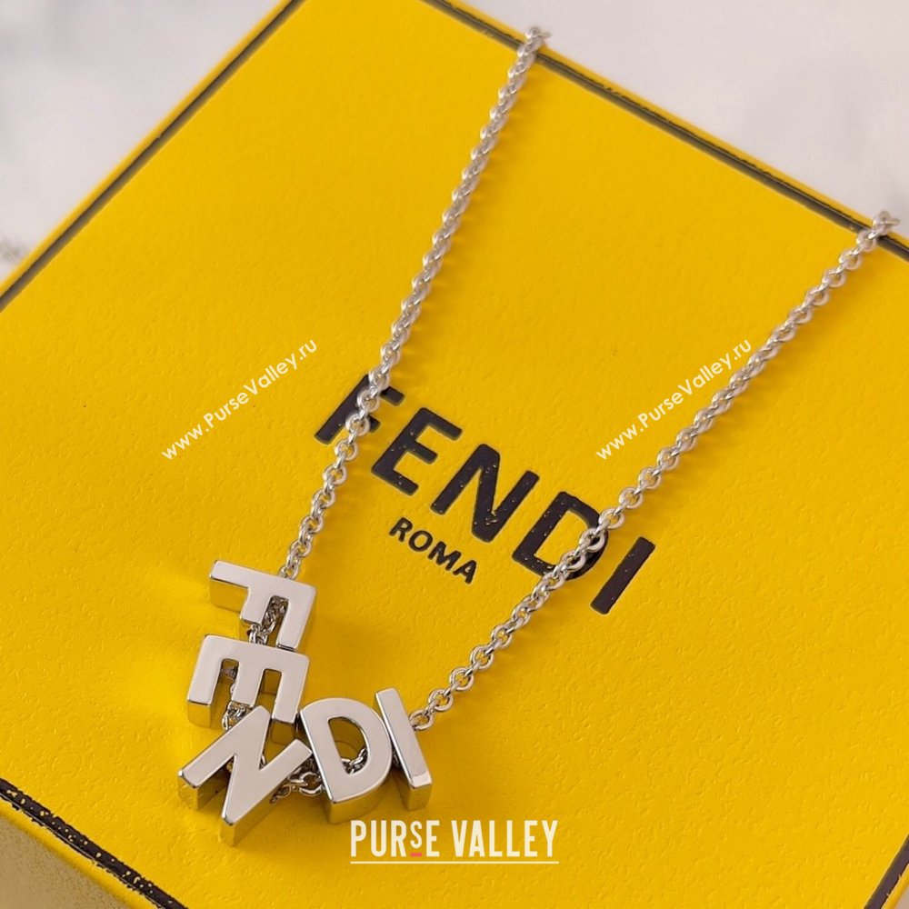 Fendi Necklace F042506 Silver 2024 (YF-24042506)