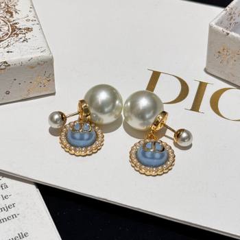 Dior Tribales Earrings with Blue Glass 2024 (YF-24042317 )