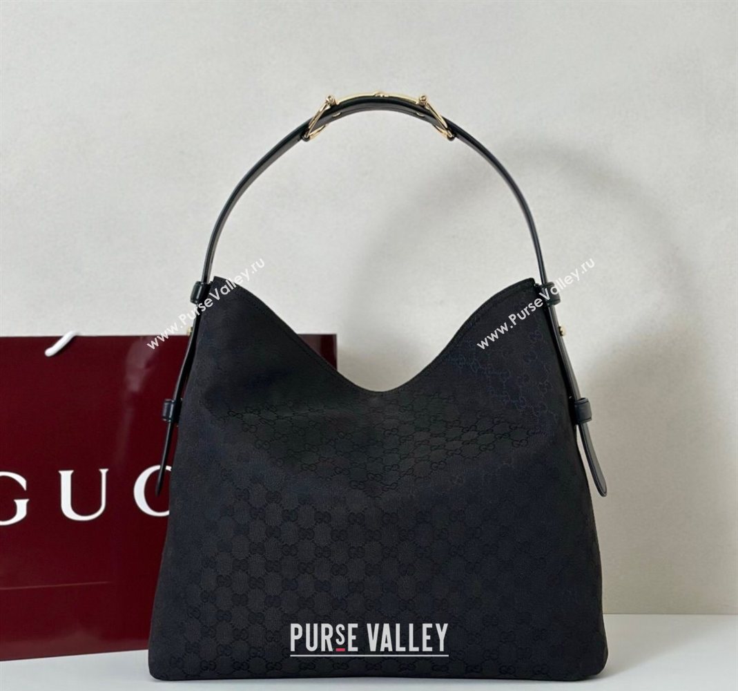 Gucci Beatrix GG Canvas large tote bag Black 2025 850546 (DLH-251124102)