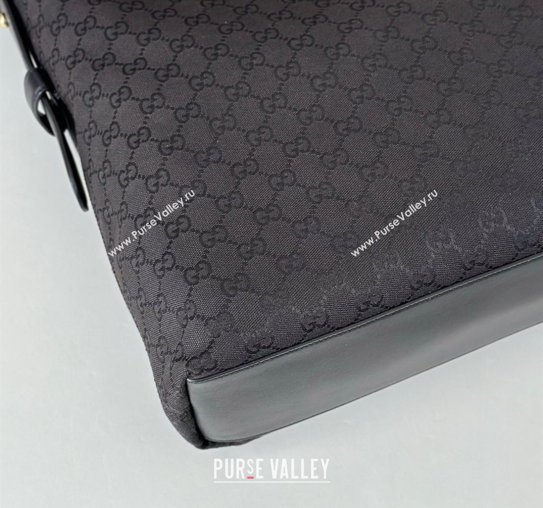 Gucci Beatrix GG Canvas large tote bag Black 2025 850546 (DLH-251124102)