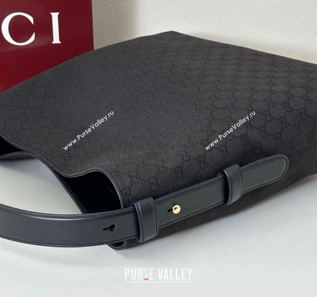 Gucci Beatrix GG Canvas large tote bag Black 2025 850546 (DLH-251124102)