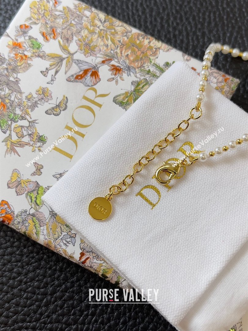 Dior Petit CD Baroque Bracelet with Yellow Glass 2024 (YF-24042319)