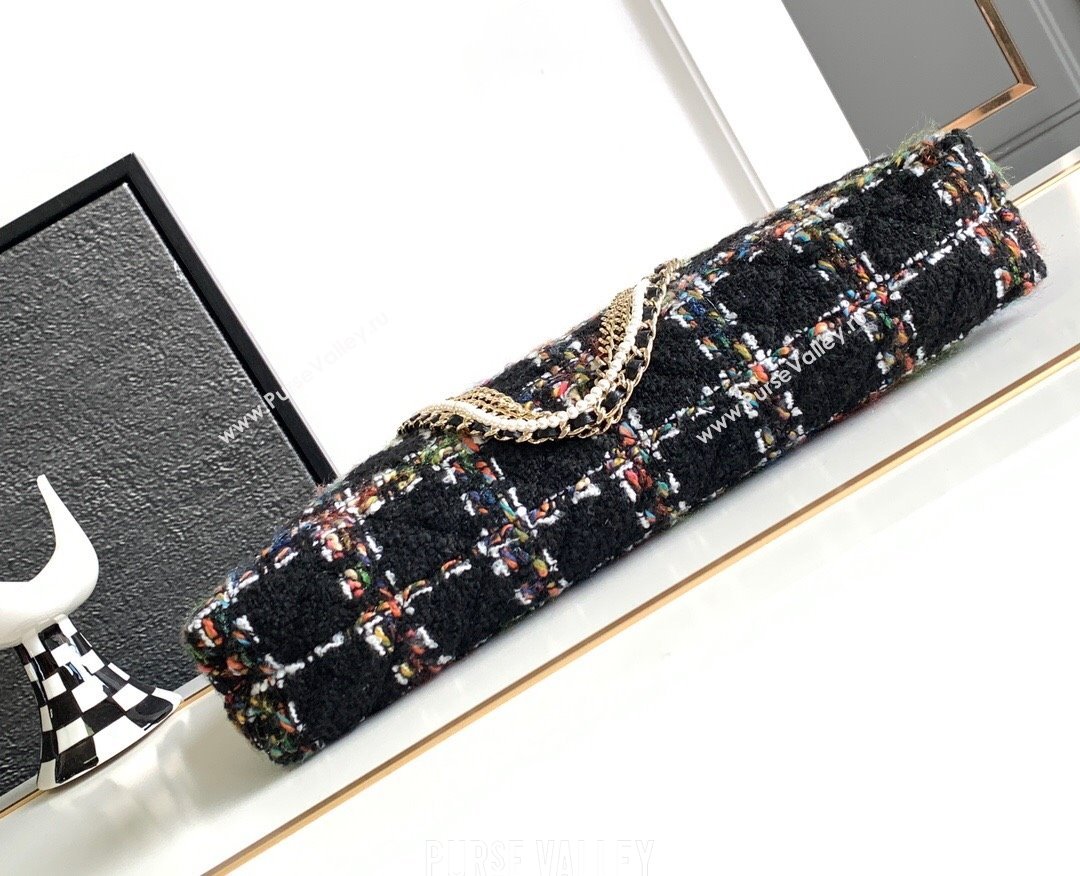 Chanel Tweed Westminsten 31 Bag Black 2023 (YEZI-23111621)