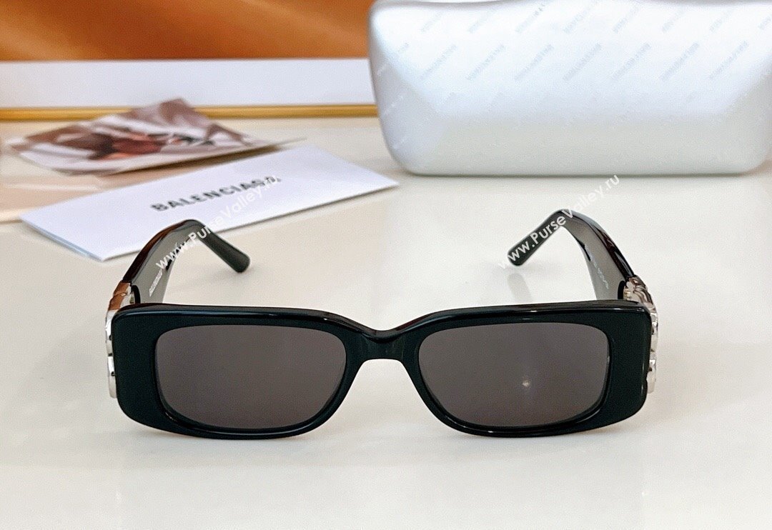 Balenciaga Sunglasses with Strass BB0096 Black 2024 (A-241025064)