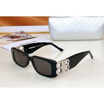 Balenciaga Sunglasses with Strass BB0096 Black 2024 (A-241025064)