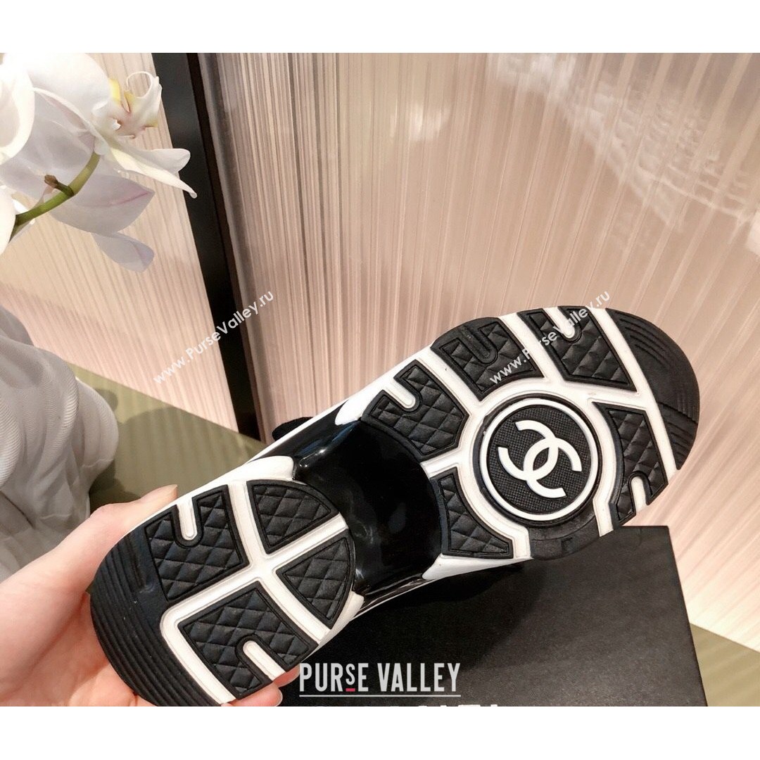 Chanel Fabric & Suede Sneakers G38033 Blue 2021 (KL-21081627)