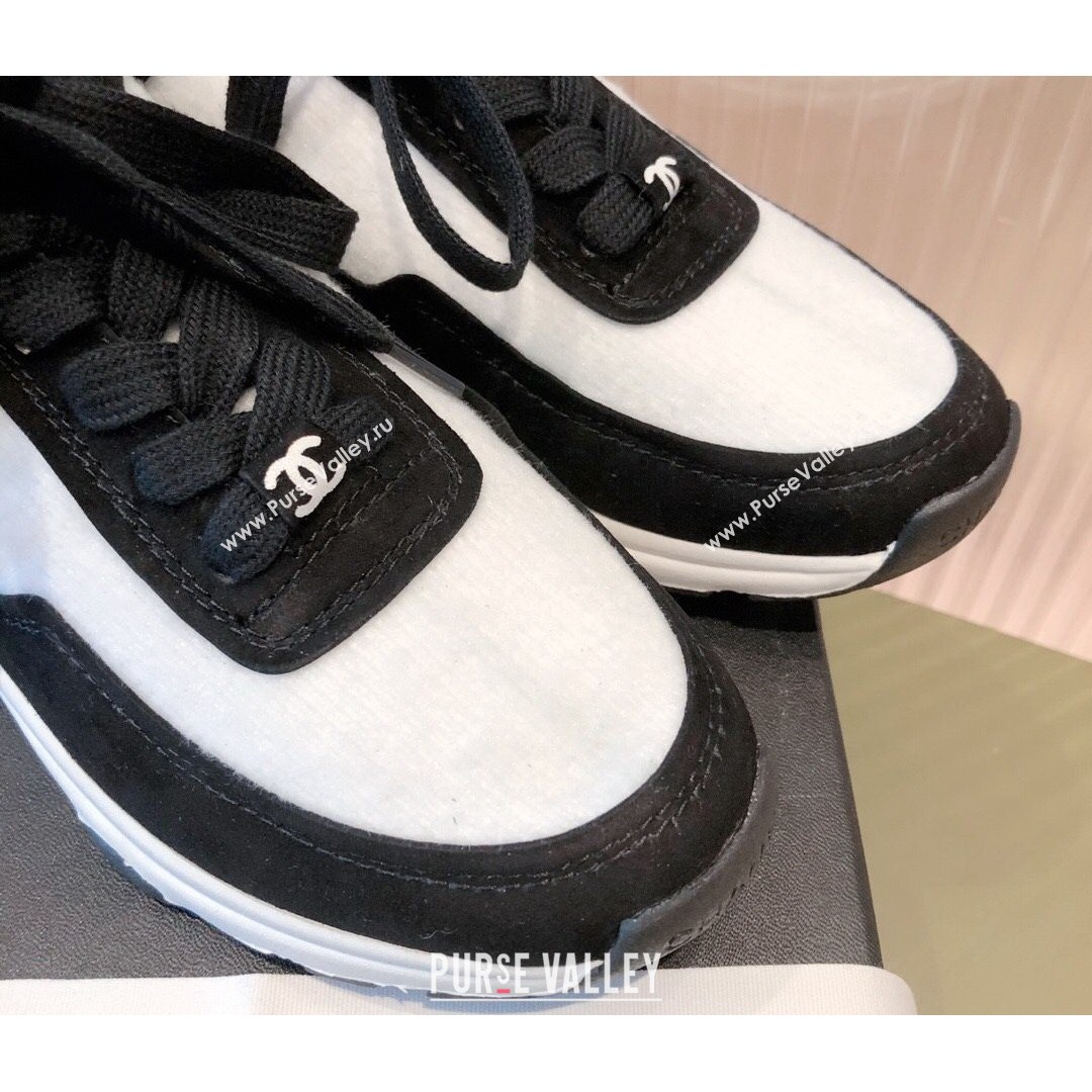 Chanel Fabric & Suede Sneakers G38033 White 2021 (KL-21081625)