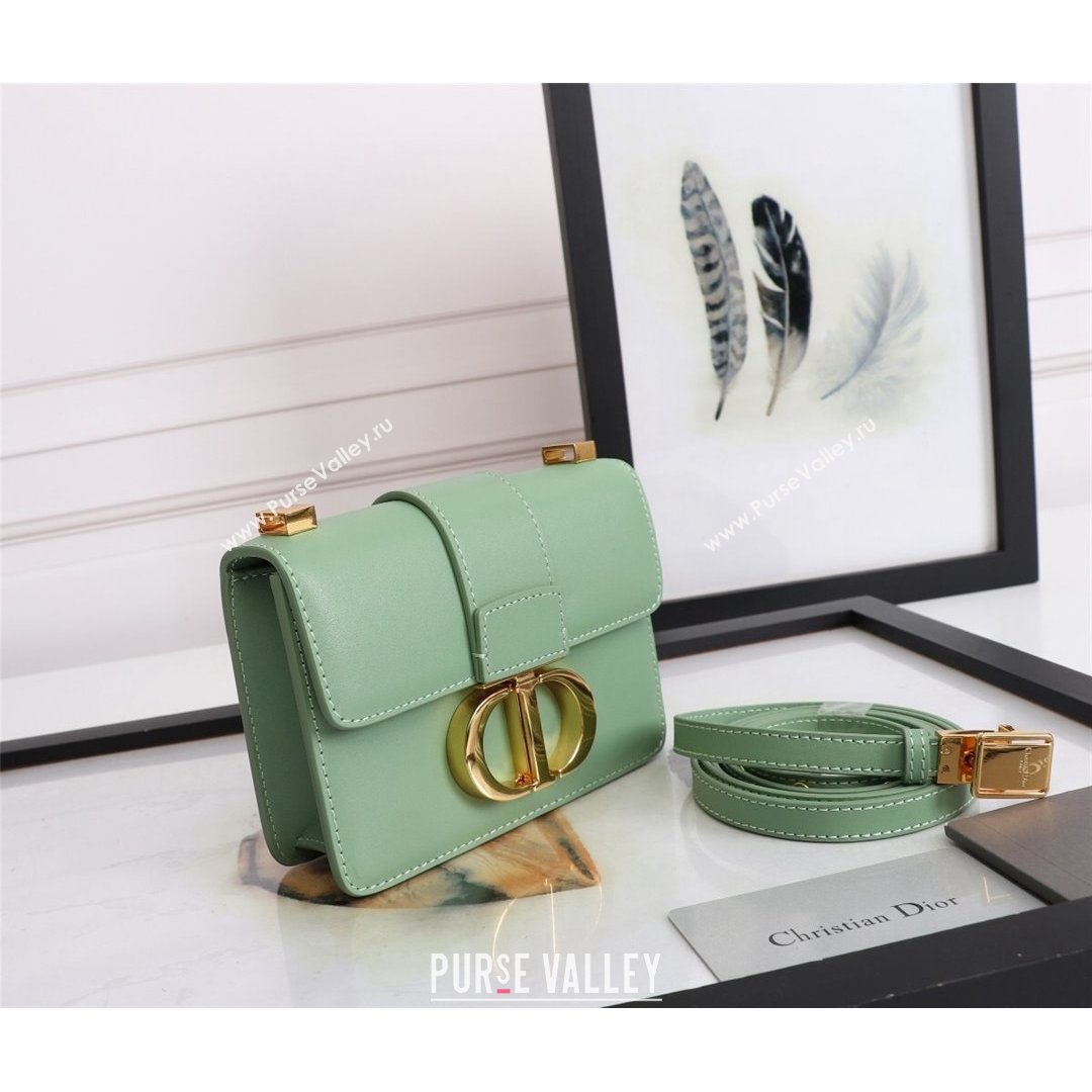 Dior Micro 30 Montaigne Bag in Box Calfskin Green 2021 S9030 (XXG-21090841)