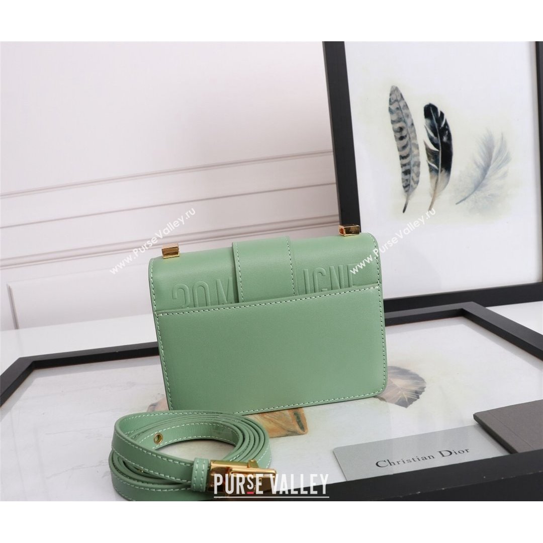 Dior Micro 30 Montaigne Bag in Box Calfskin Green 2021 S9030 (XXG-21090841)