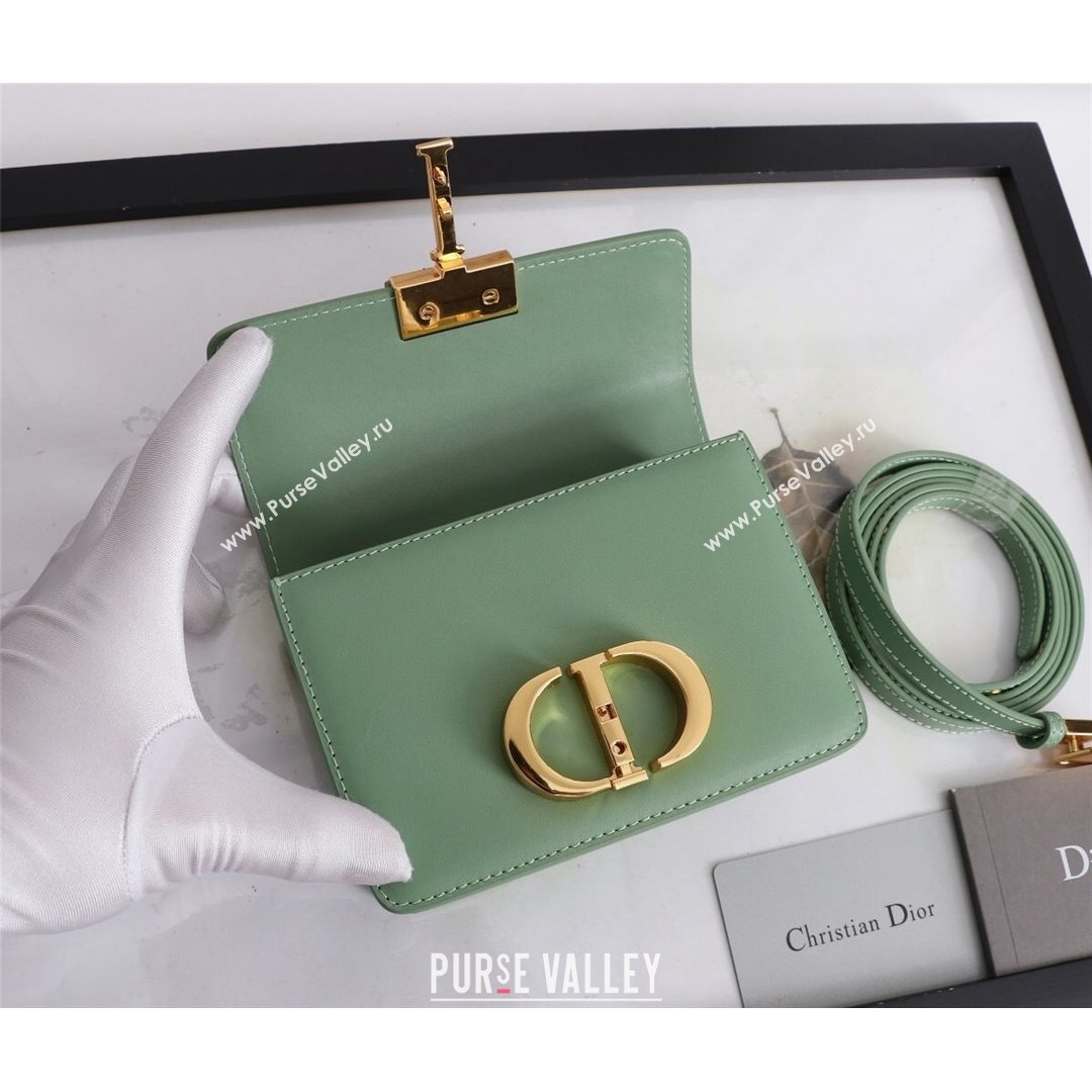 Dior Micro 30 Montaigne Bag in Box Calfskin Green 2021 S9030 (XXG-21090841)