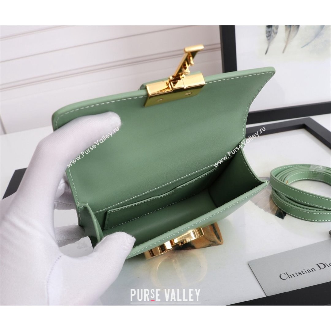 Dior Micro 30 Montaigne Bag in Box Calfskin Green 2021 S9030 (XXG-21090841)