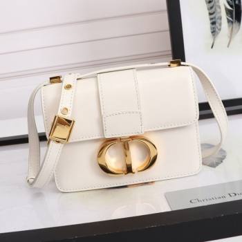Dior Micro 30 Montaigne Bag in Box Calfskin White 2021 S9030 (XXG-21090842)
