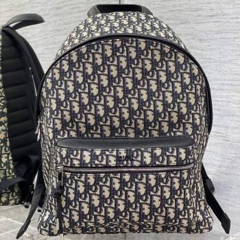 Dior Rider Backpack in Beige and Black Dior Oblique Jacquard 2024 (XXG-24110803)