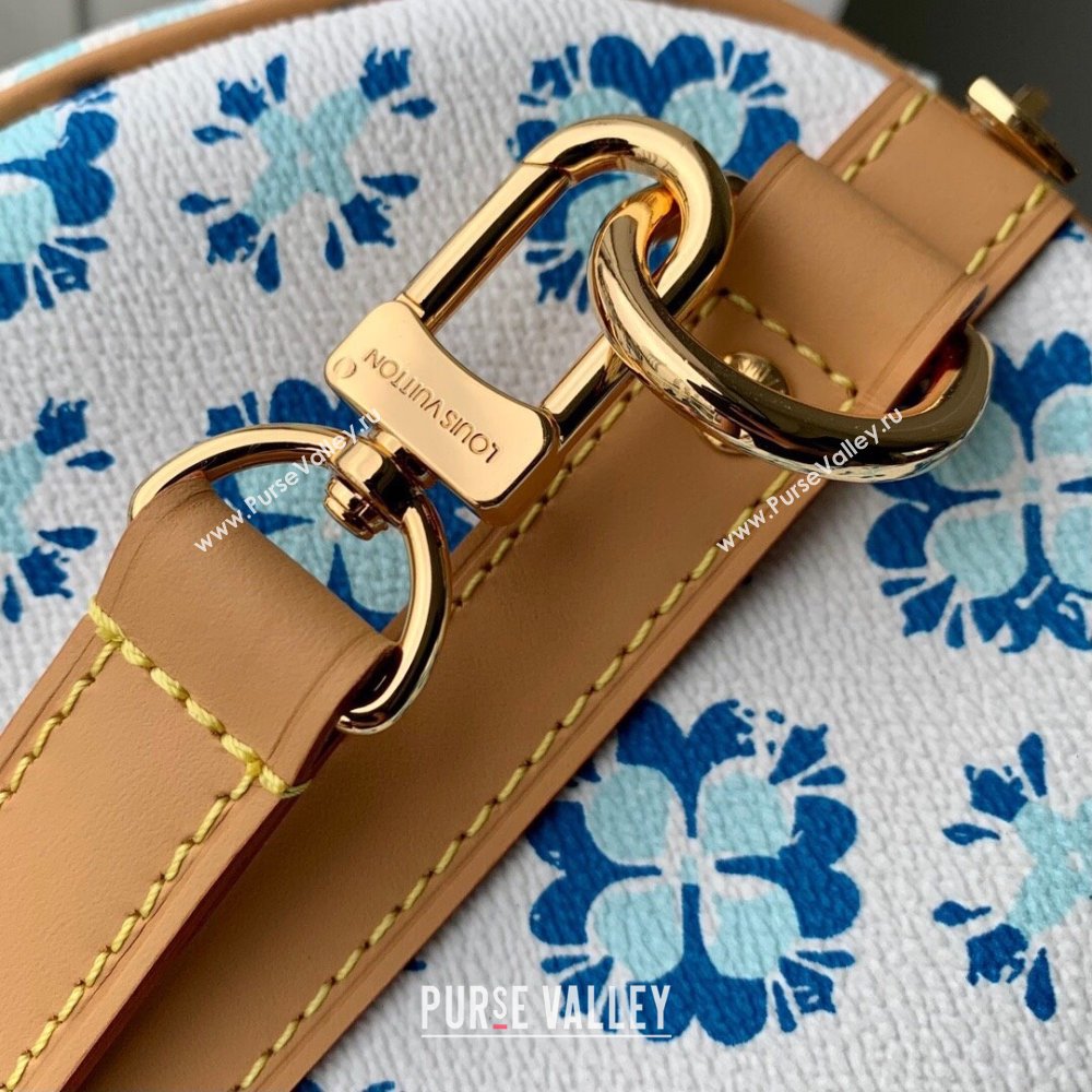 Louis Vuitton Speedy Bandouliere 25 in Monogram Tiles Canvas M11264 Lagoon Blue 2024 (K-24061203)