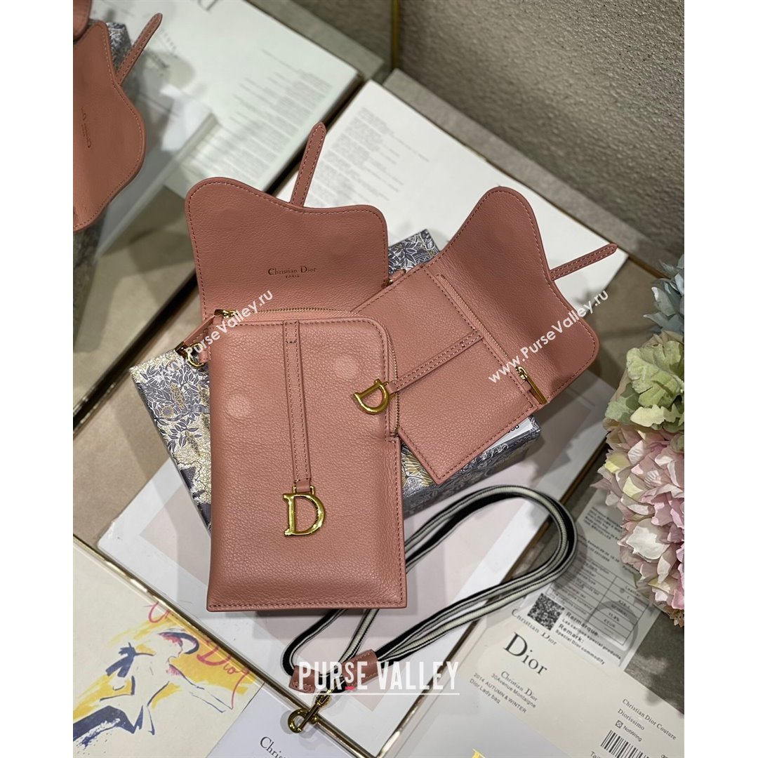 Dior Saddle Multifunctional Pouch Pink 2021 (BINF-21090833)