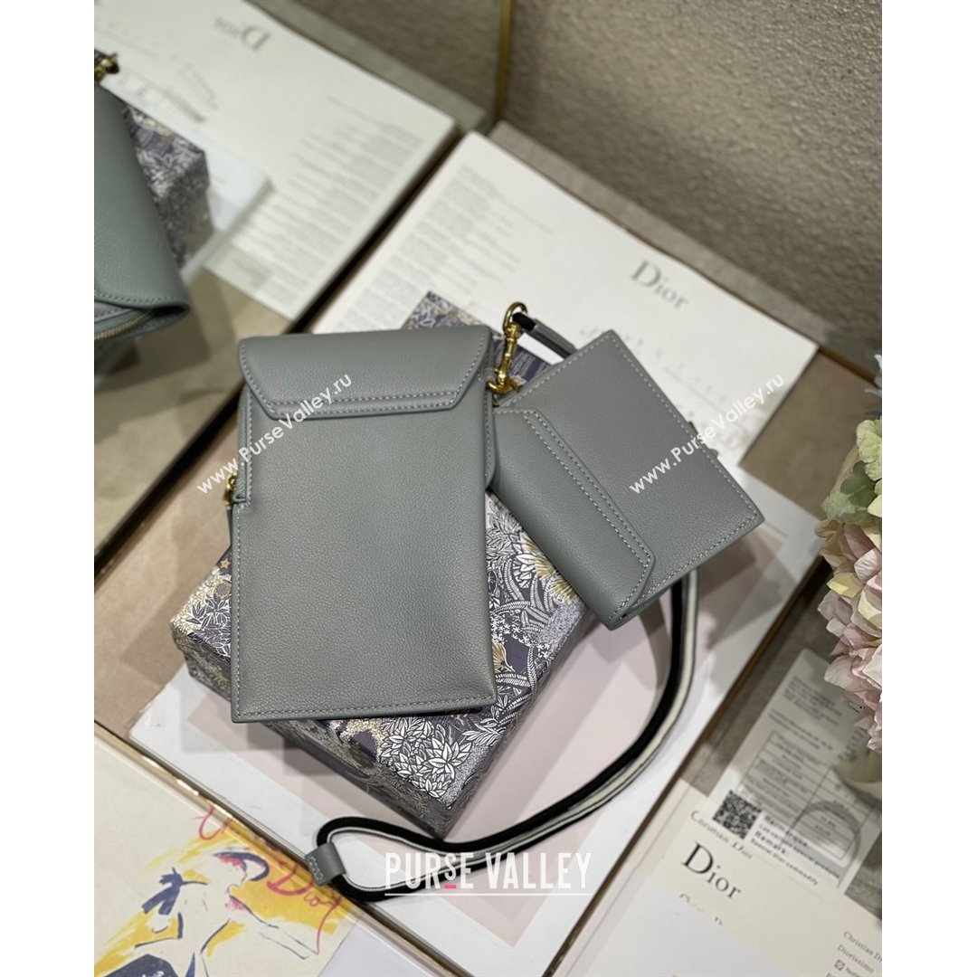 Dior Saddle Multifunctional Pouch Grey 2021 (BINF-21090837)