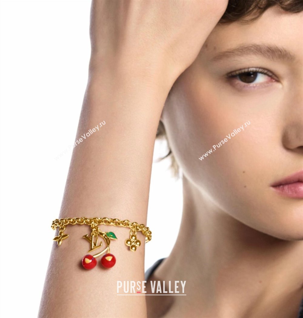 Louis Vuitton LV x TM Cerise Cherry Bracelet 2025 M1691A (YF-250721123)