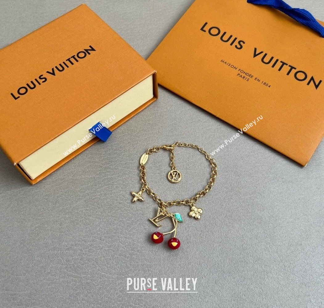 Louis Vuitton LV x TM Cerise Cherry Bracelet 2025 M1691A (YF-250721123)