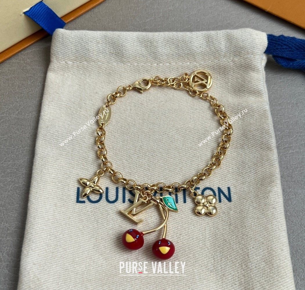 Louis Vuitton LV x TM Cerise Cherry Bracelet 2025 M1691A (YF-250721123)