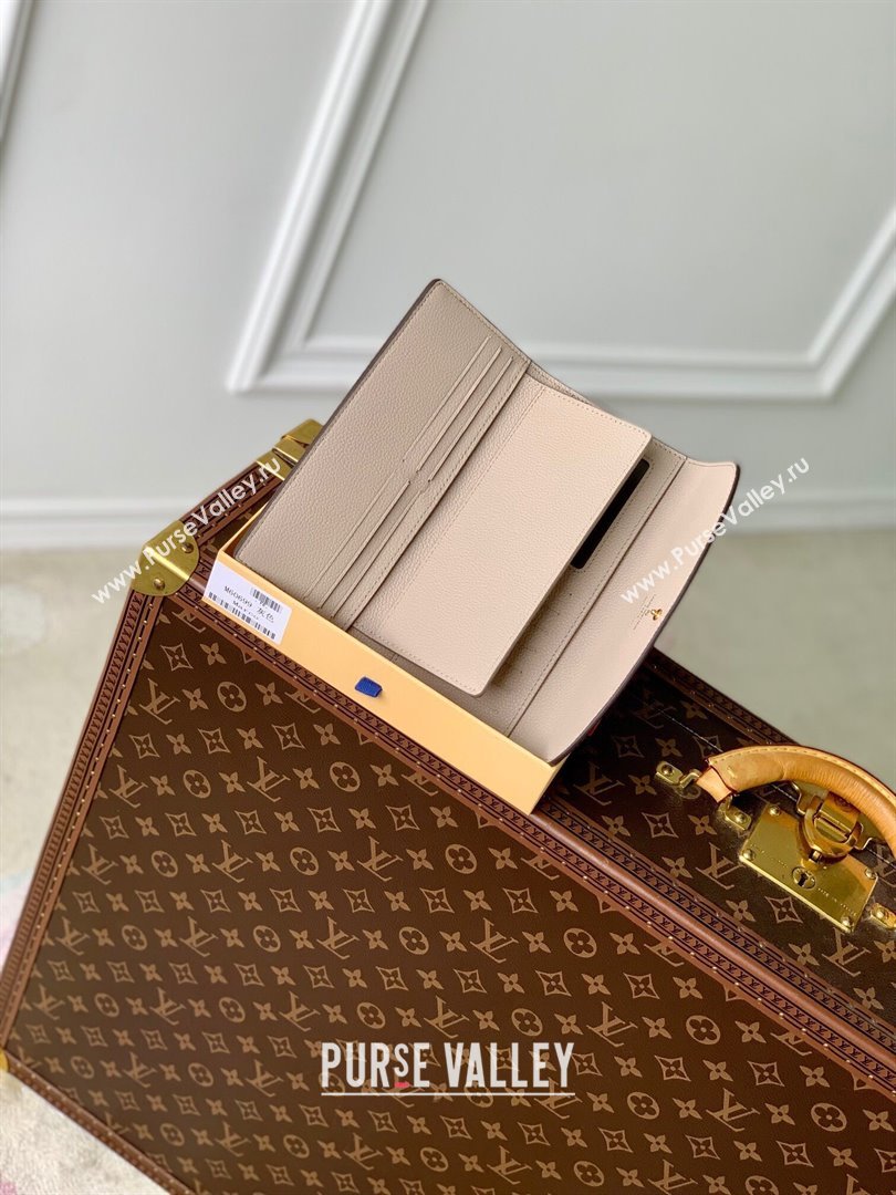 Louis Vuitton Emilie Wallet in Monogram Empreinte Leather M60699 Grey 2024 (K-24061210)