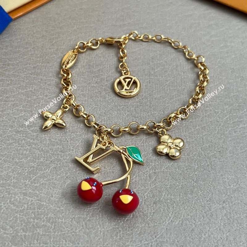 Louis Vuitton LV x TM Cerise Cherry Bracelet 2025 M1691A (YF-250721123)