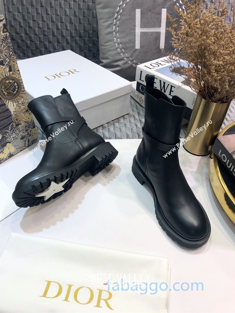 Dior Empreinte Ankle Short Boots in Black Calfskin 2020 (JC-20111307)