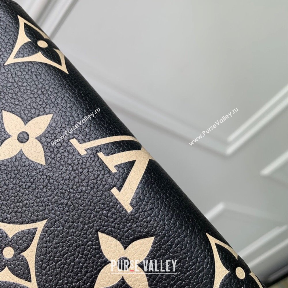 Louis Vuitton Emilie Wallet in Monogram Empreinte Leather M83138 Black 2024 (K-24061212)