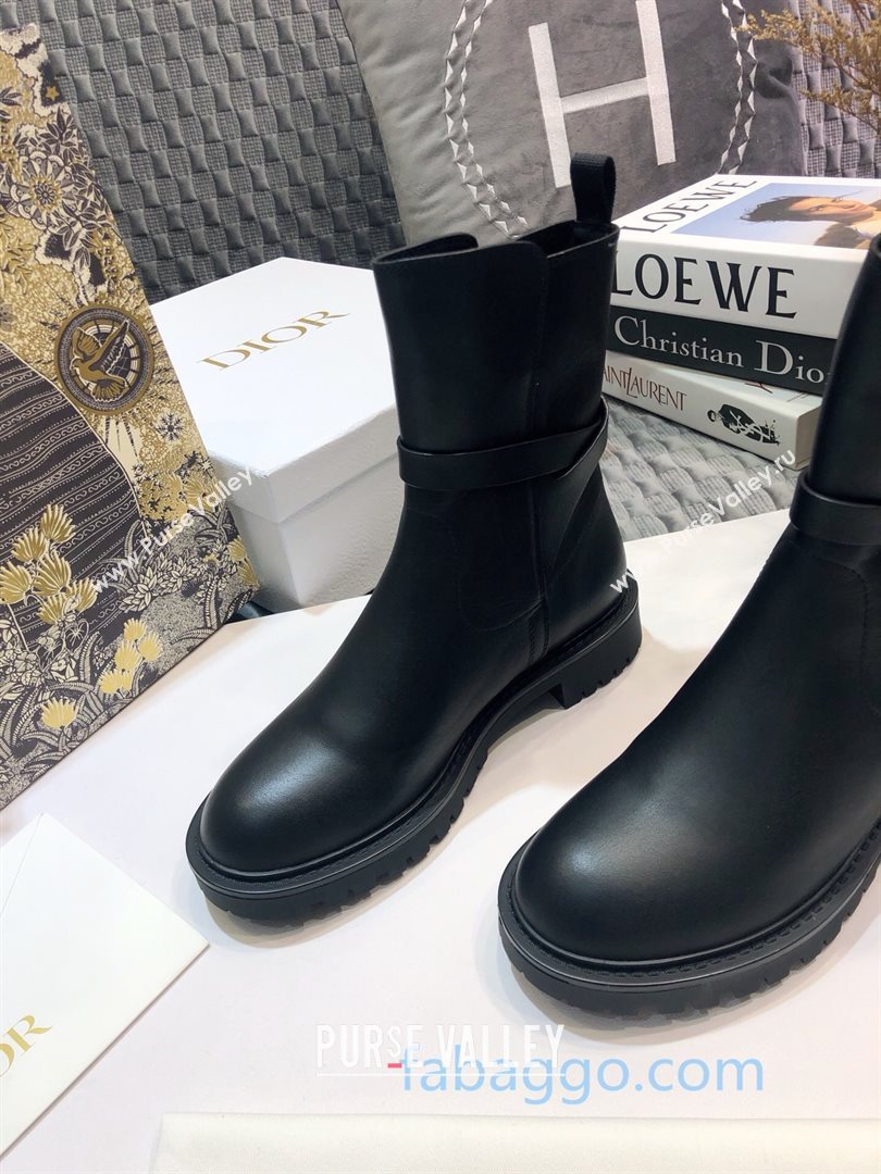 Dior Empreinte Ankle Short Boots in Black Calfskin 2020 (JC-20111307)