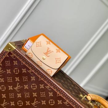 Louis Vuitton Short Wallet in Monogram Empreinte Leather M60688 Beige 2024 (K-24061213)