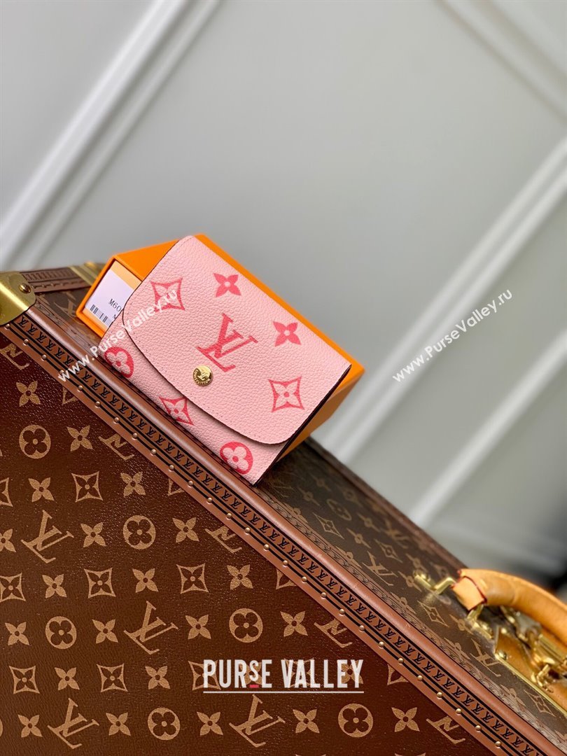 Louis Vuitton Short Wallet in Monogram Empreinte Leather M60688 Pink 2024 (K-24061214 )