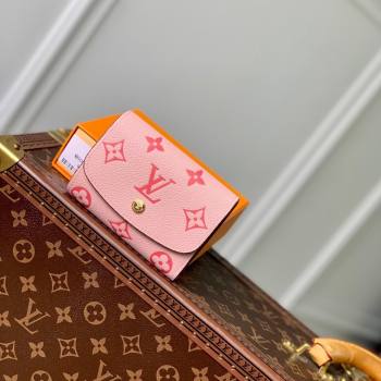 Louis Vuitton Short Wallet in Monogram Empreinte Leather M60688 Pink 2024 (K-24061214 )