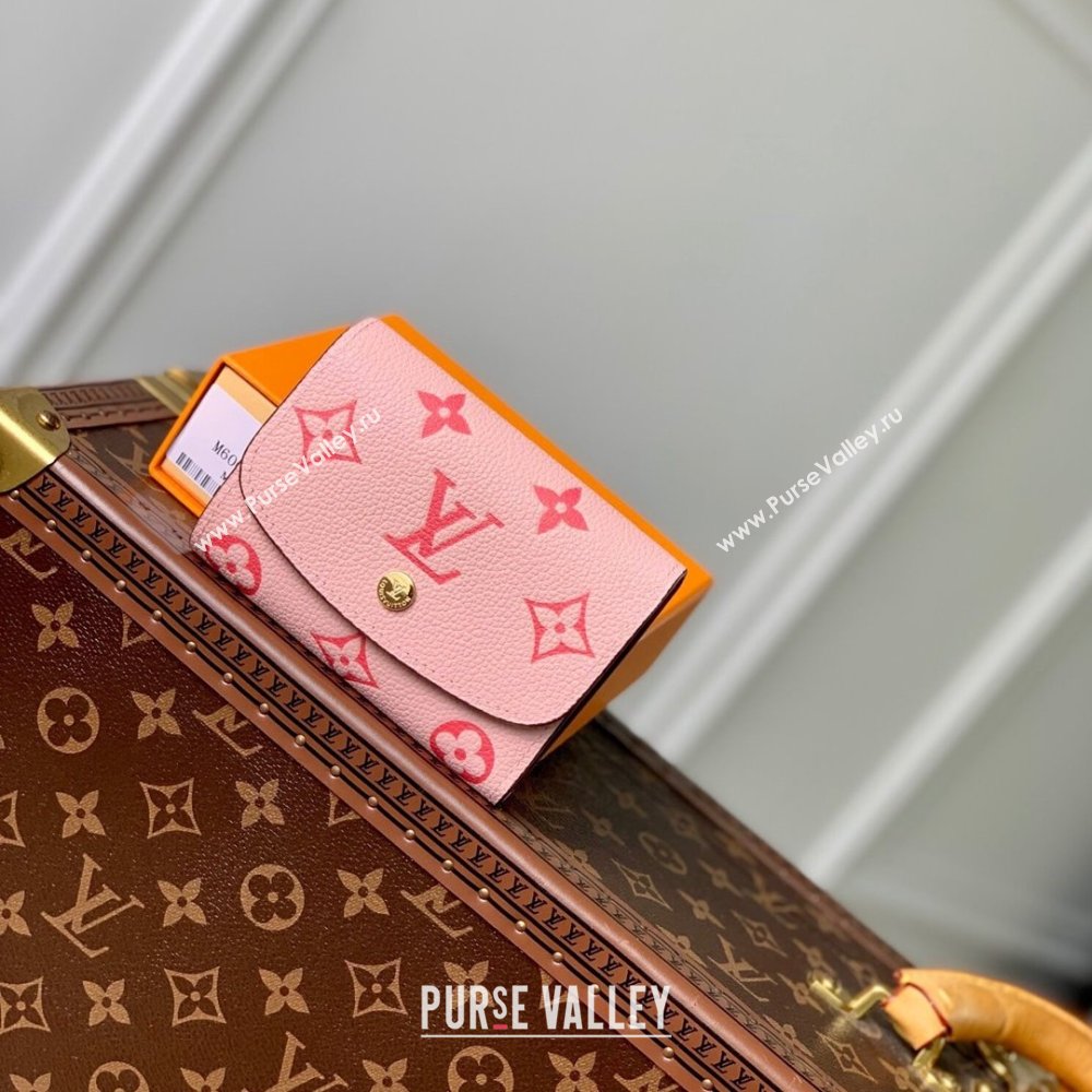 Louis Vuitton Short Wallet in Monogram Empreinte Leather M60688 Pink 2024 (K-24061214 )