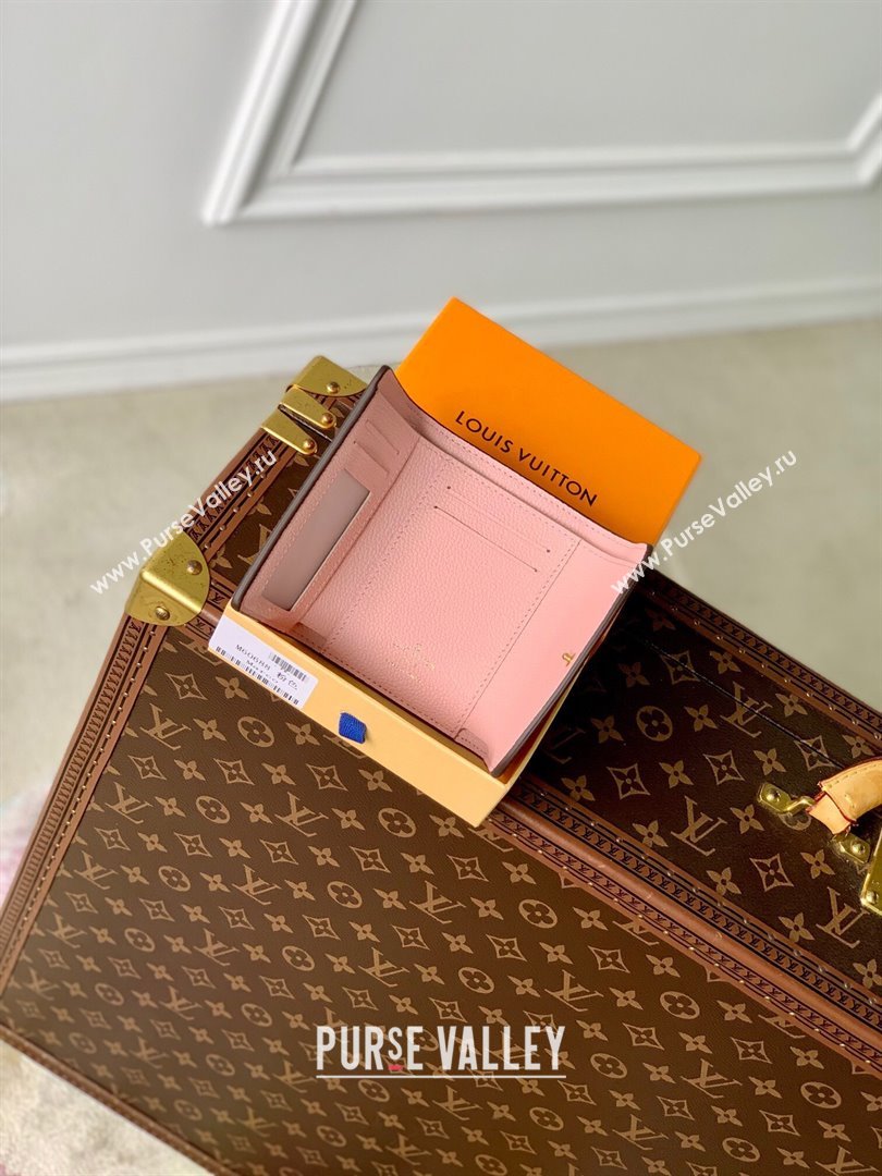 Louis Vuitton Short Wallet in Monogram Empreinte Leather M60688 Pink 2024 (K-24061214 )