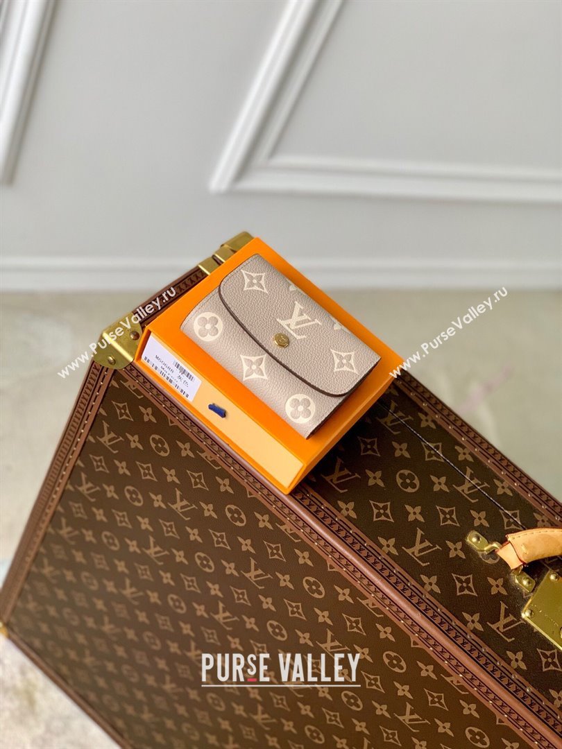 Louis Vuitton Short Wallet in Monogram Empreinte Leather M60688 Grey 2024 (K-24061216 )