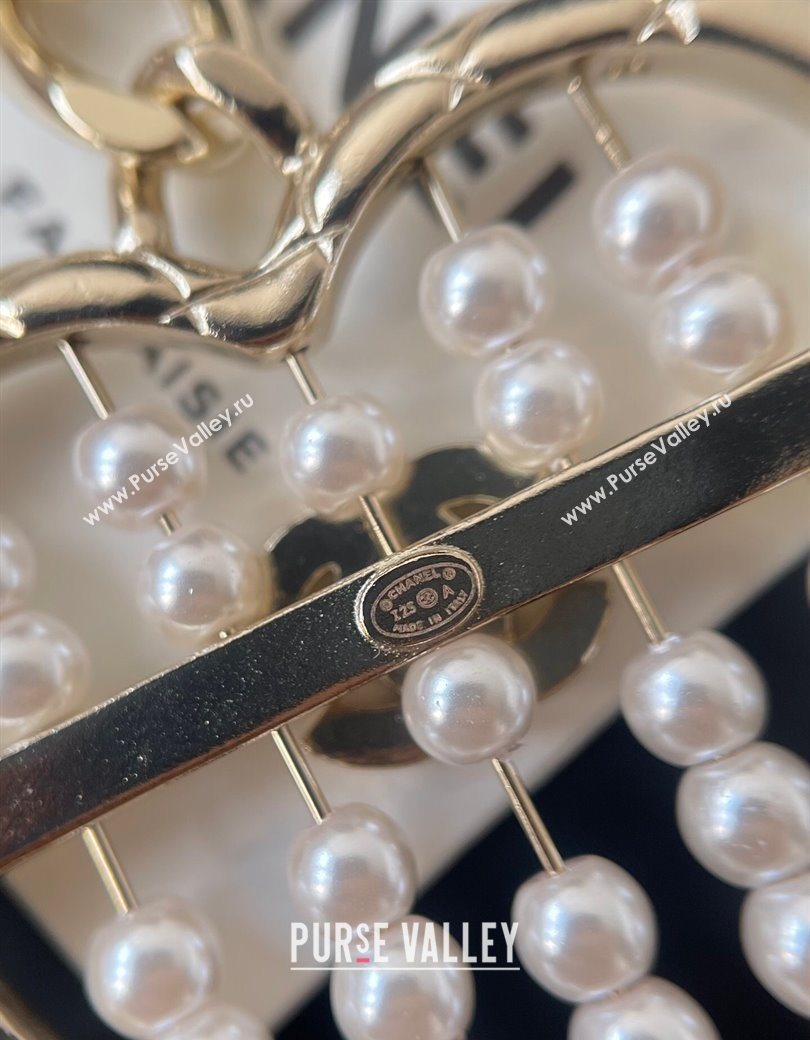 Chanel Abacus Heart Charm with Pearls 2025 (YF-250725075)