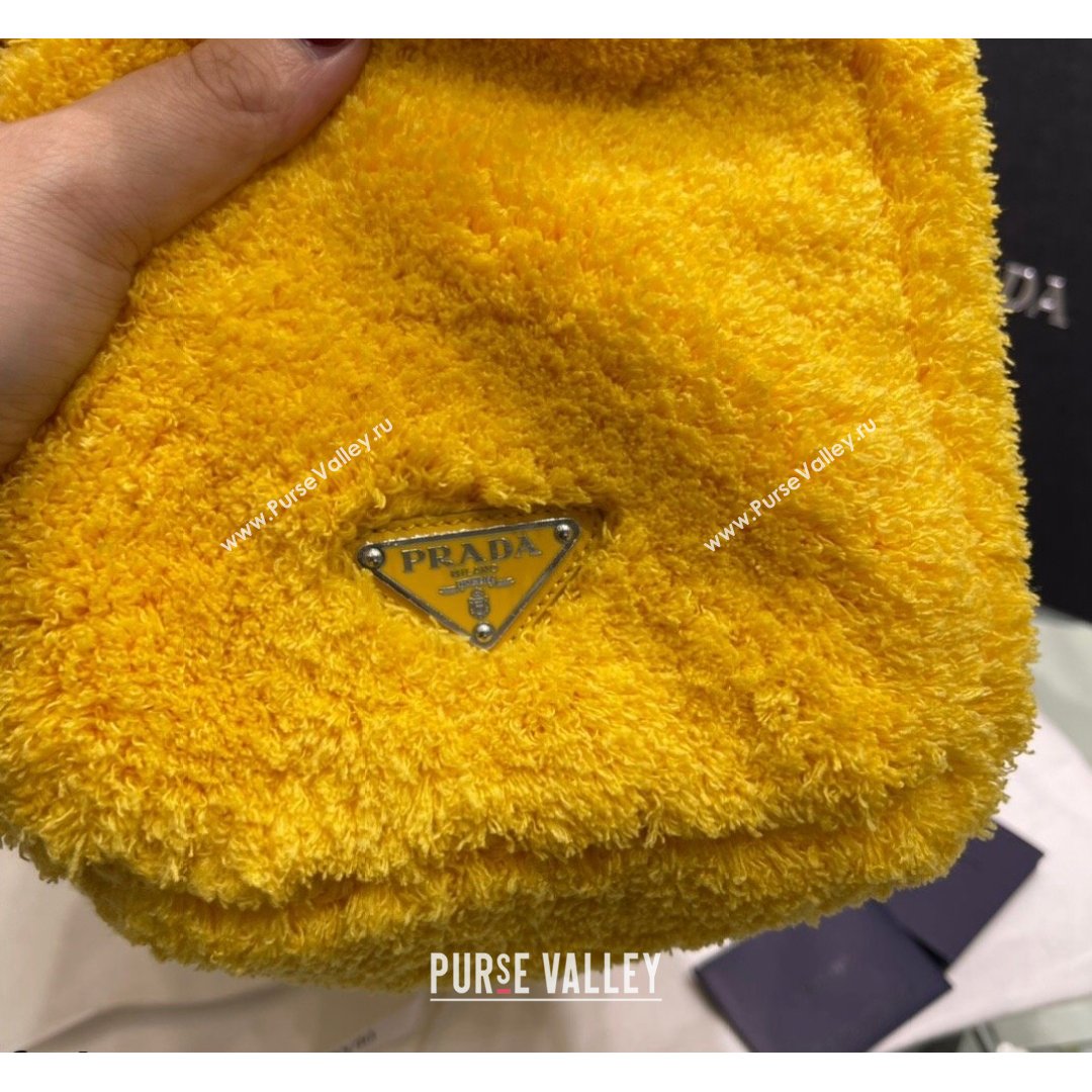 Prada Terry Tote bag 1BG130 Yellow 2021 (YZ-21090848)