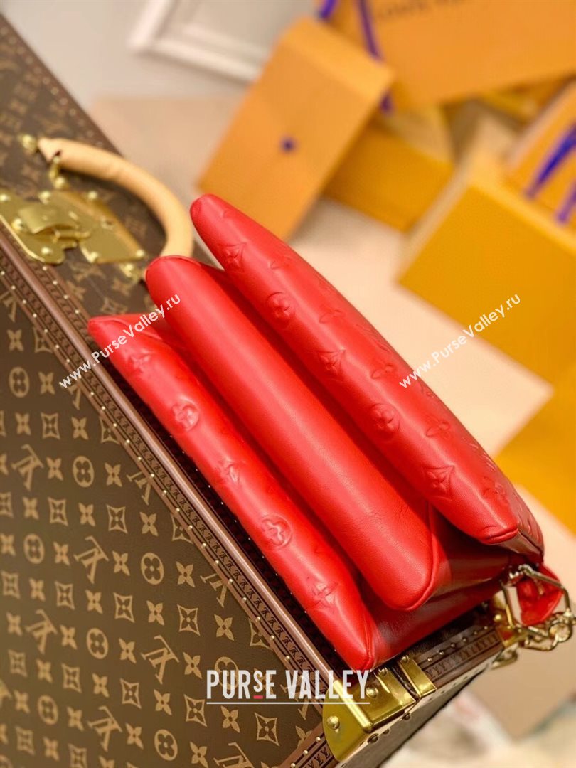 Louis Vuitton Coussin PM Bag in Monogram Leather M57792 Red 2021 (KI-21031740)