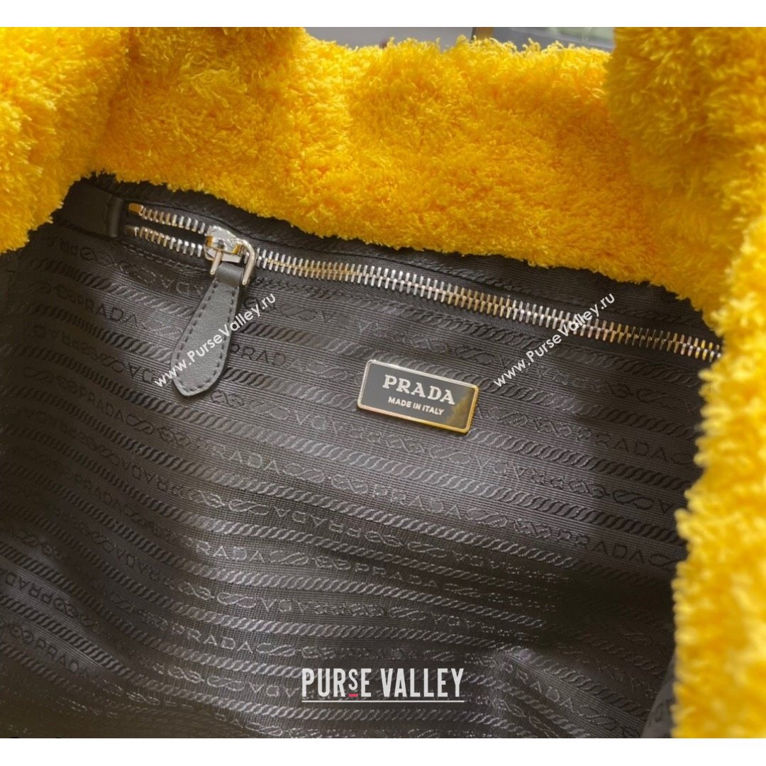 Prada Terry Tote bag 1BG130 Yellow 2021 (YZ-21090848)