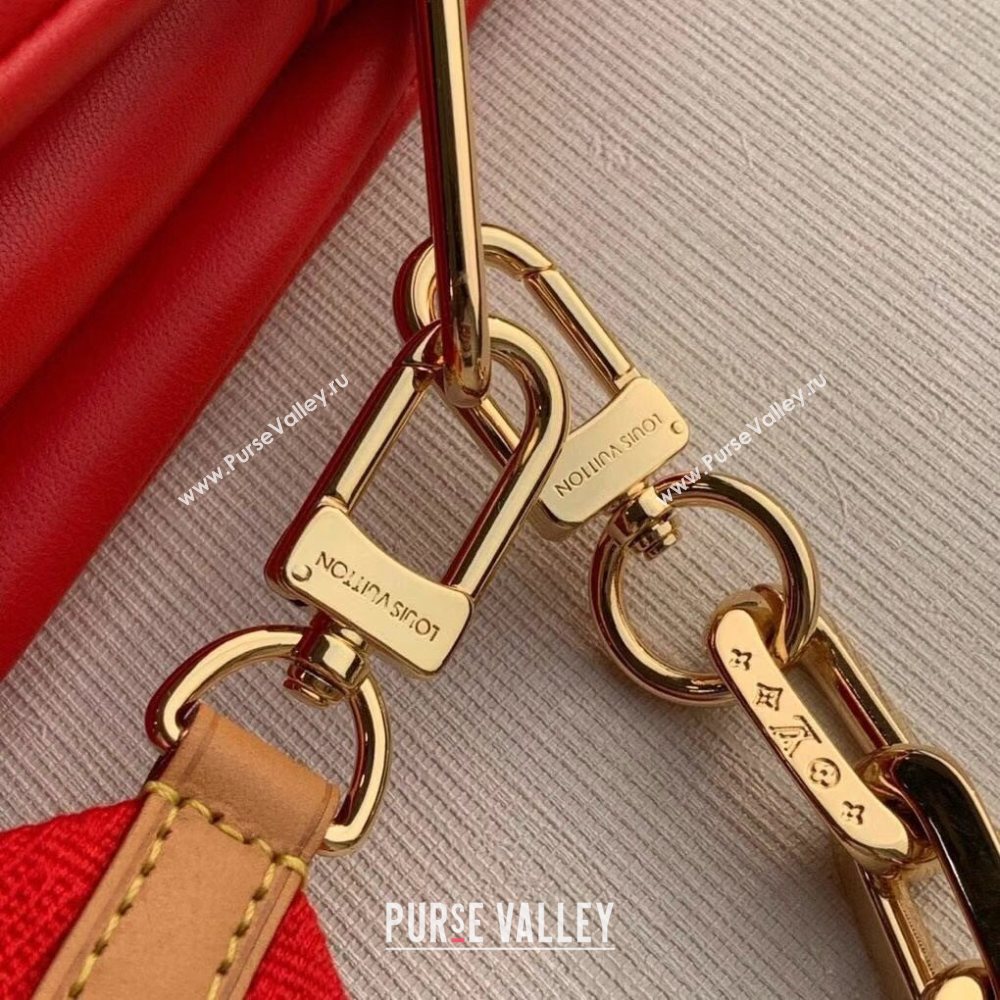 Louis Vuitton Coussin PM Bag in Monogram Leather M57792 Red 2021 (KI-21031740)