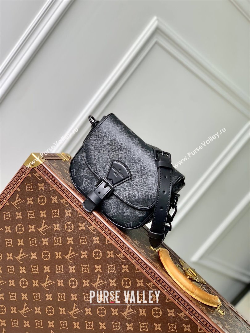 Louis Vuitton Montsouris Messenger PM​ Bag in Monogram Canvas M47060 Black 2024 (K-24061220)