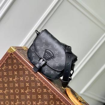 Louis Vuitton Montsouris Messenger PM​ Bag in Monogram Canvas M47060 Black 2024 (K-24061220)